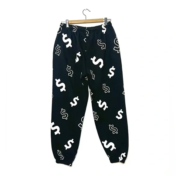 Dollar Sign Sweatpants - Picture 2 of 4